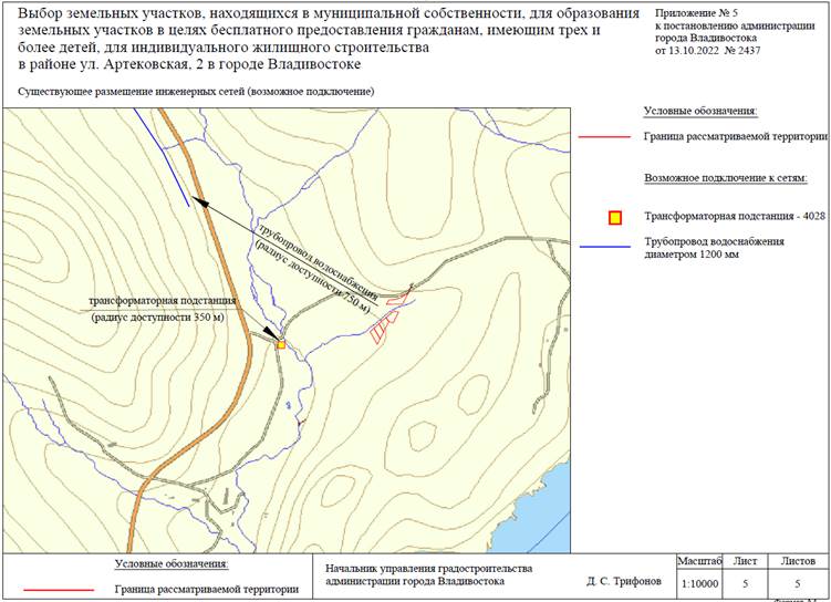 Постановление Администрации г. Владивостока от 13.10.2022 N 2437 "О назначении и проведении общественного обсуждения по вопросу выбора земельных участков, находящихся в муниципальной собственности, для образования земельных участков в целях бесплатного предоставления гражданам, имеющим трех и более детей, для индивидуального жилищного строительства в районе ул. Артековская, 2 в городе Владивостоке"