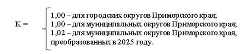 Постановление Правительства Приморского края от 25.12.2025 N 984-пп "О нормативах формирования расходов на содержание органов местного самоуправления муниципальных образований Приморского края и нормативах формирования расходов на оплату труда выборных должностных лиц, осуществляющих свои полномочия на постоянной основе в органах местного самоуправления муниципальных образований Приморского края, на 2026 год". Рис. 1